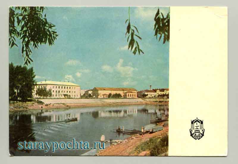 Старая Русса. Вид города. Фото Р. Мазелева. Лениздат, 1968 год Открытка - Старая Русса. Вид города. Фото Р. Мазелева. Лениздат, 1968 год