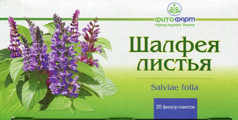 Шалфея листья