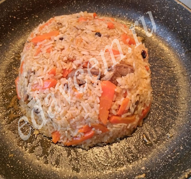 Плов на сковороде
